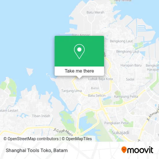 Shanghai Tools Toko map