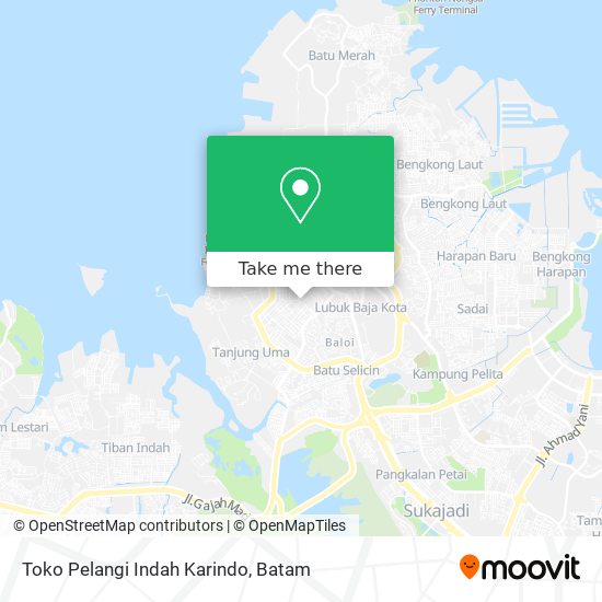 Toko Pelangi Indah Karindo map