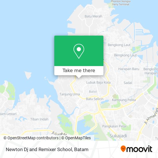 Newton Dj and Remixer School map