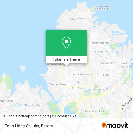 Toko Hong Celluler map