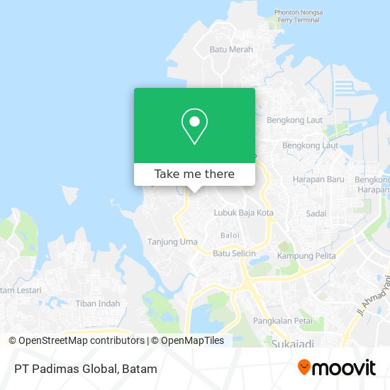 PT Padimas Global map