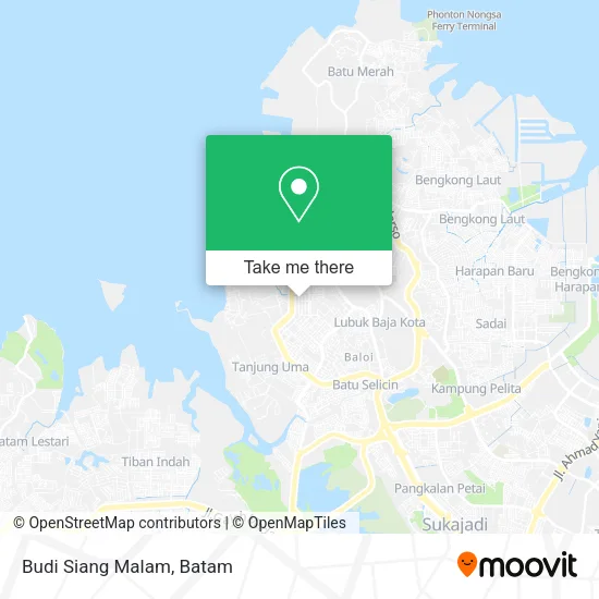 Budi Siang Malam map