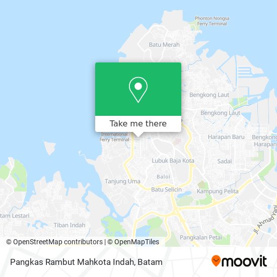 Pangkas Rambut Mahkota Indah map