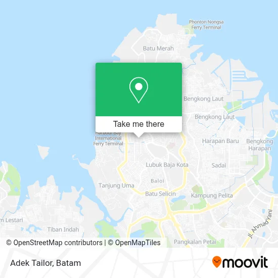 Adek Tailor map
