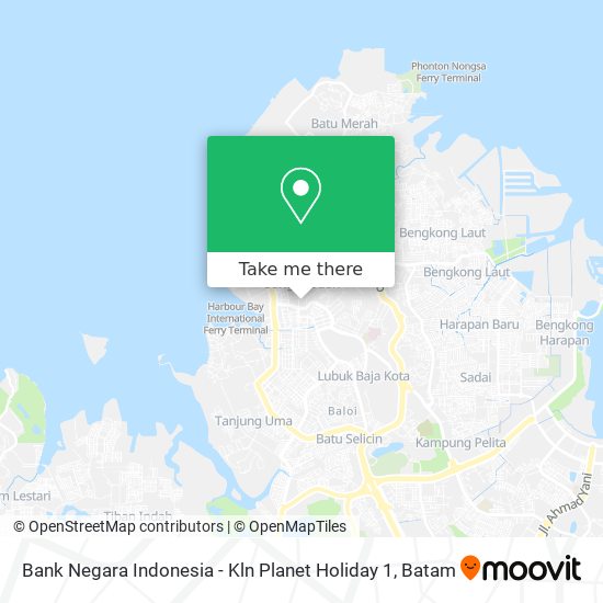 Bank Negara Indonesia - Kln Planet Holiday 1 map