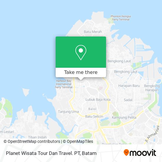 Planet Wisata Tour Dan Travel. PT map