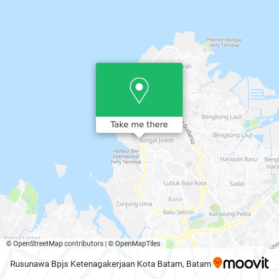 Rusunawa Bpjs Ketenagakerjaan Kota Batam map