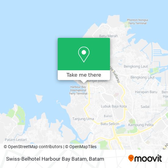 Swiss-Belhotel Harbour Bay Batam map