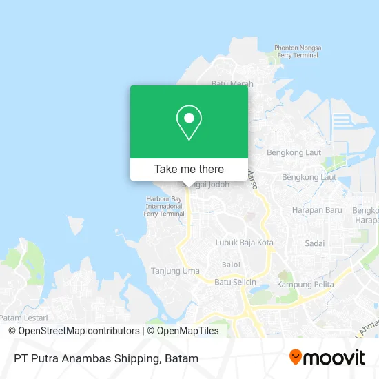 PT Putra Anambas Shipping map