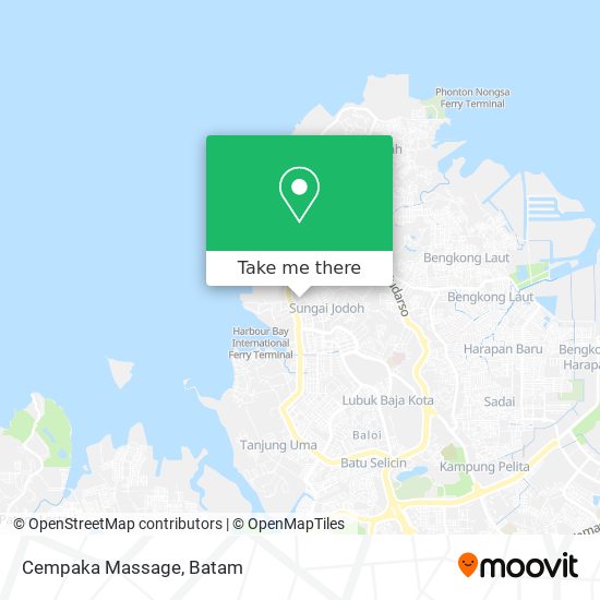 Cempaka Massage map