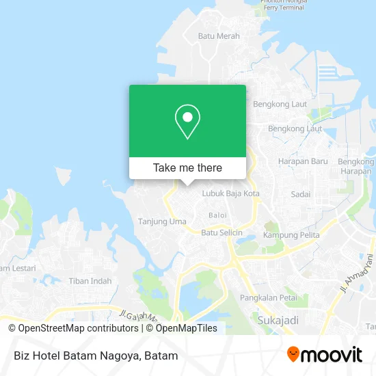 Biz Hotel Batam Nagoya map