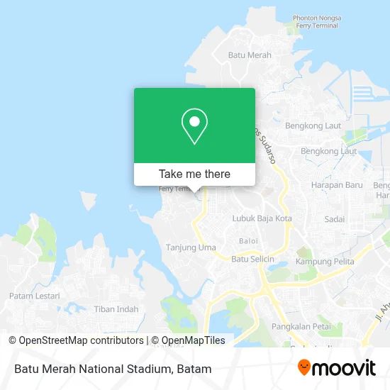Batu Merah National Stadium map