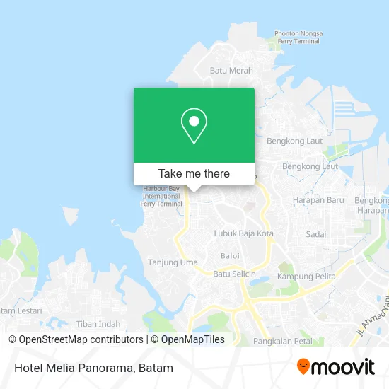 Hotel Melia Panorama map