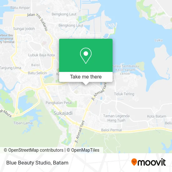 Blue Beauty Studio map