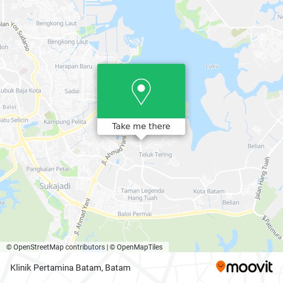 Klinik Pertamina Batam map