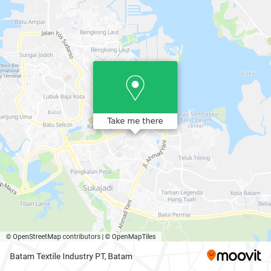Batam Textile Industry PT map