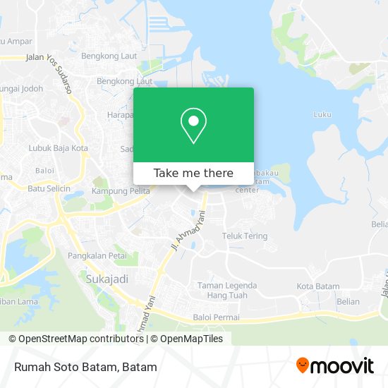 Rumah Soto Batam map