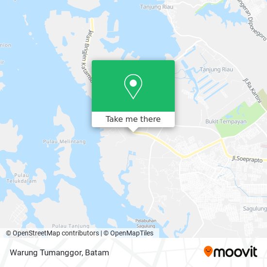 Warung Tumanggor map