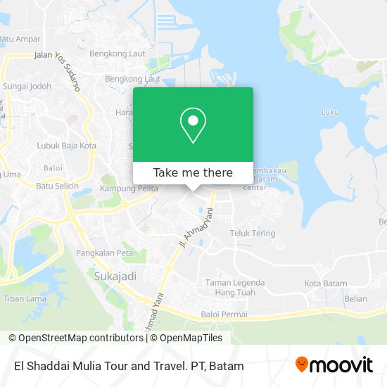 El Shaddai Mulia Tour and Travel. PT map