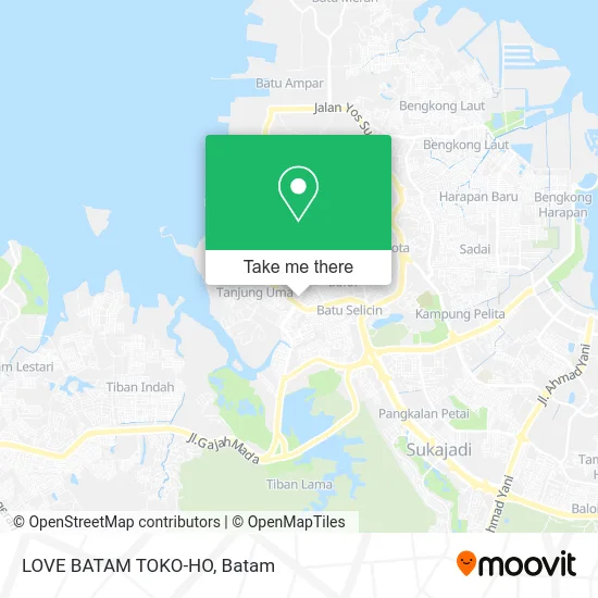 LOVE BATAM TOKO-HO map