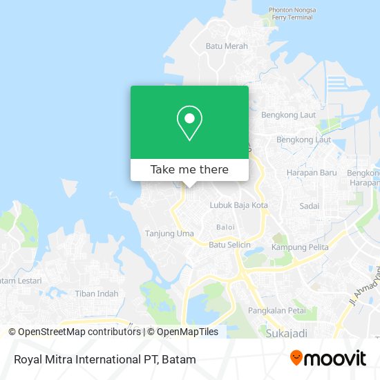 Royal Mitra International PT map