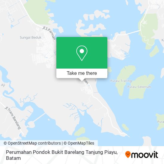 Perumahan Pondok Bukit Barelang Tanjung Piayu map