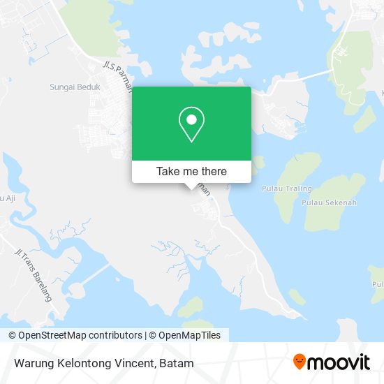 Warung Kelontong Vincent map