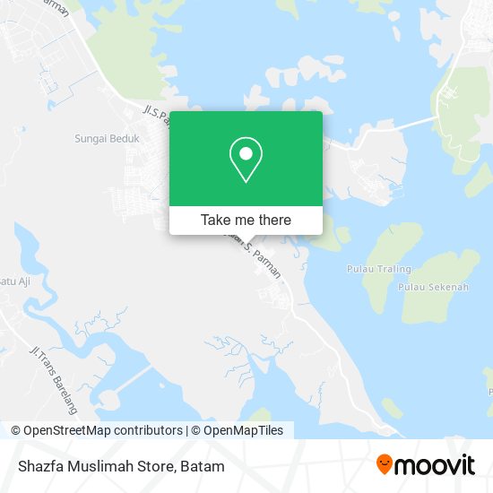 Shazfa Muslimah Store map