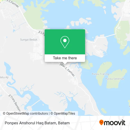 Ponpes Anshorul Haq Batam map