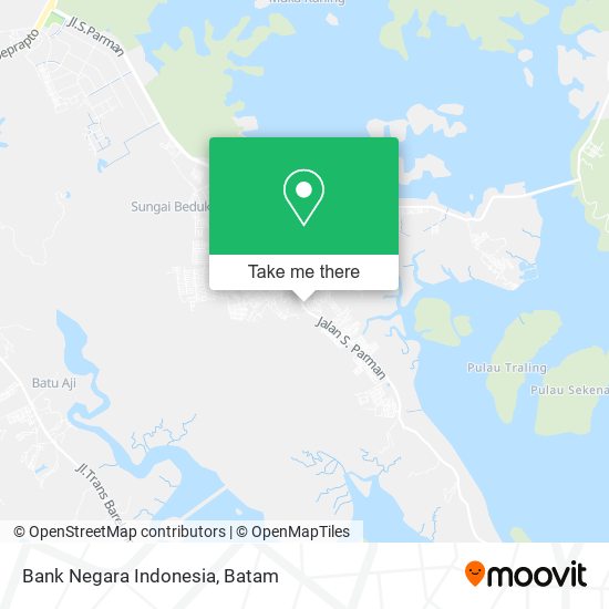 Bank Negara Indonesia map