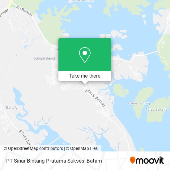 PT Sinar Bintang Pratama Sukses map