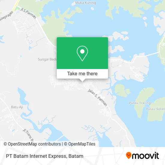 PT Batam Internet Express map