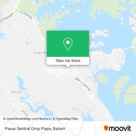 Pasar Sentral Gmp Piayu map