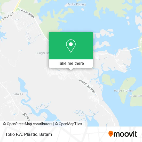 Toko F.A. Plastic map