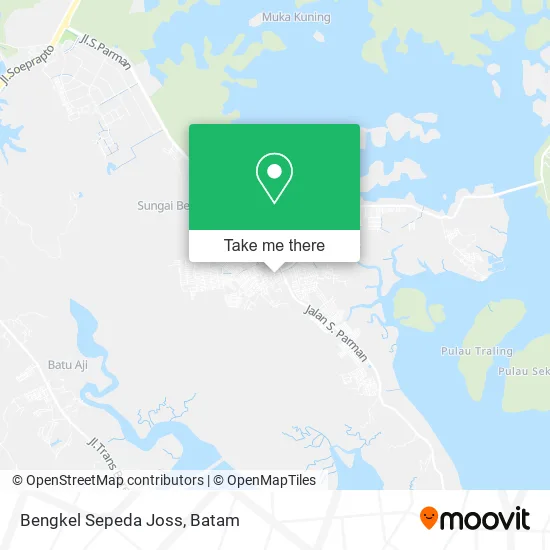 Bengkel Sepeda Joss map