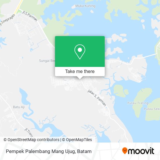 Pempek Palembang Mang Ujug map