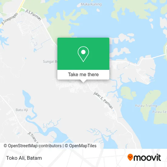 Toko Ali map