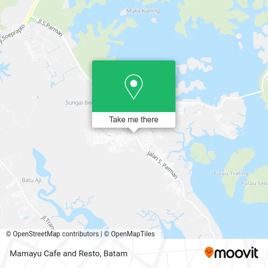 Mamayu Cafe and Resto map