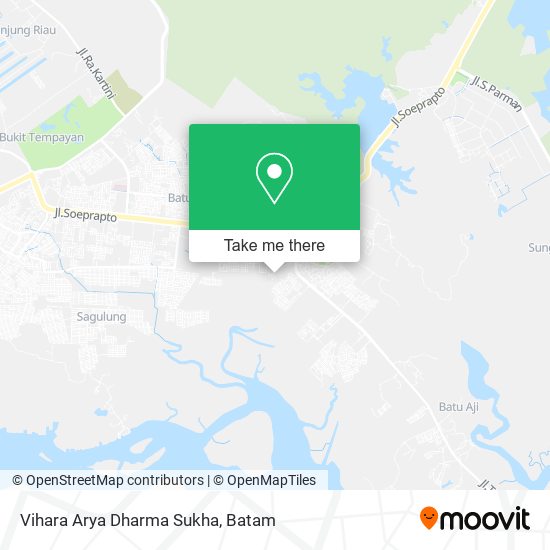 Vihara Arya Dharma Sukha map