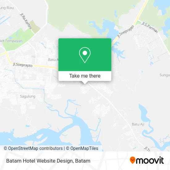 Batam Hotel Website Design map