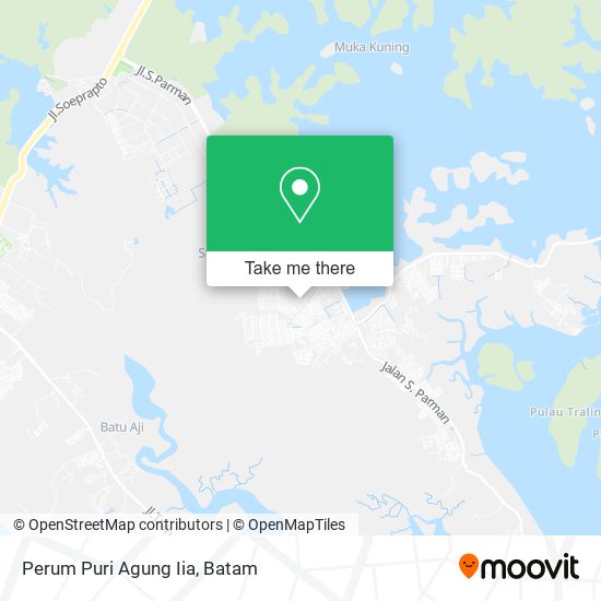 Perum Puri Agung Iia map