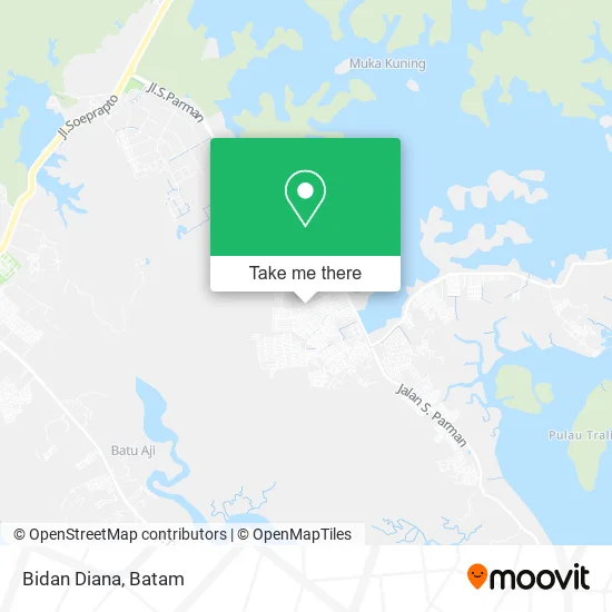 Bidan Diana map