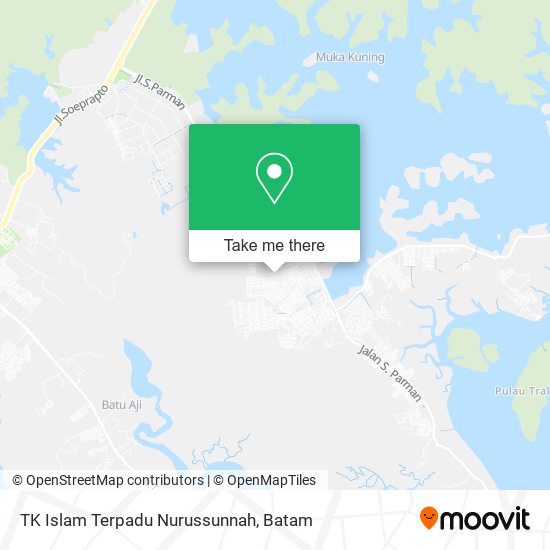 TK Islam Terpadu Nurussunnah map