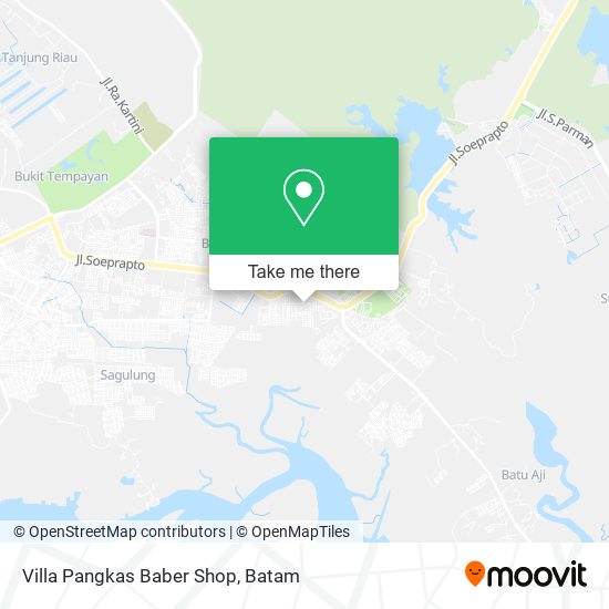 Villa Pangkas Baber Shop map