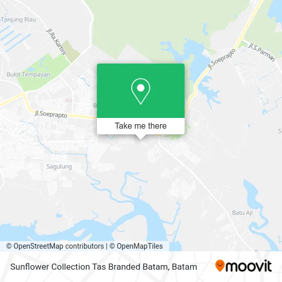 Sunflower Collection Tas Branded Batam map