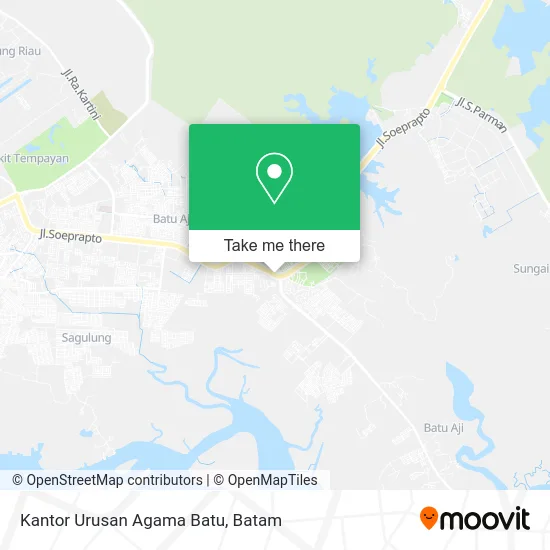 Kantor Urusan Agama Batu map