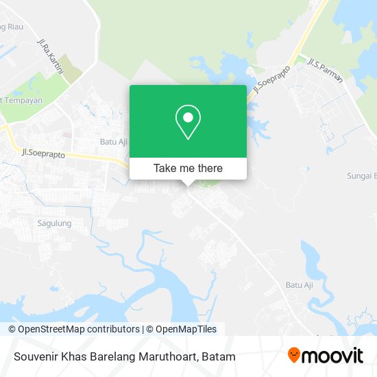 Souvenir Khas Barelang Maruthoart map