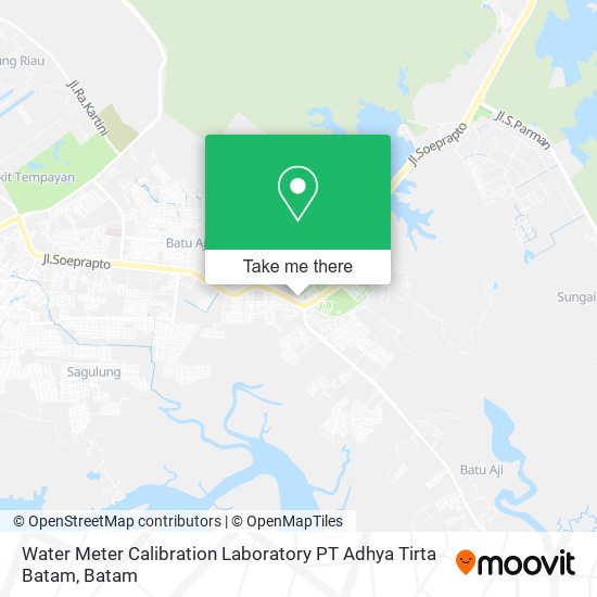 Water Meter Calibration Laboratory PT Adhya Tirta Batam map