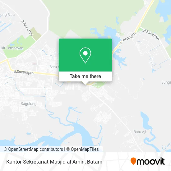 Kantor Sekretariat Masjid al Amin map