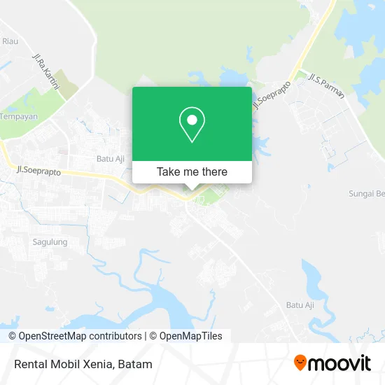 Rental Mobil Xenia map
